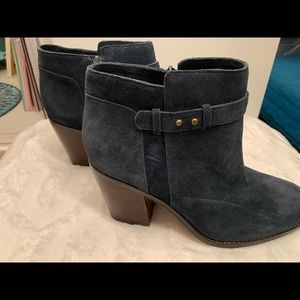 Blue Suede Bootie